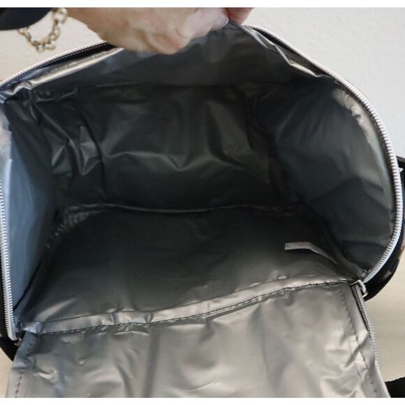 Adrienne Vittadini AVTB7747 Leopard Print 9" Fashion Crossbody Cooler Satchel - Picture 5 of 10